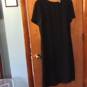 Below the knee black dress